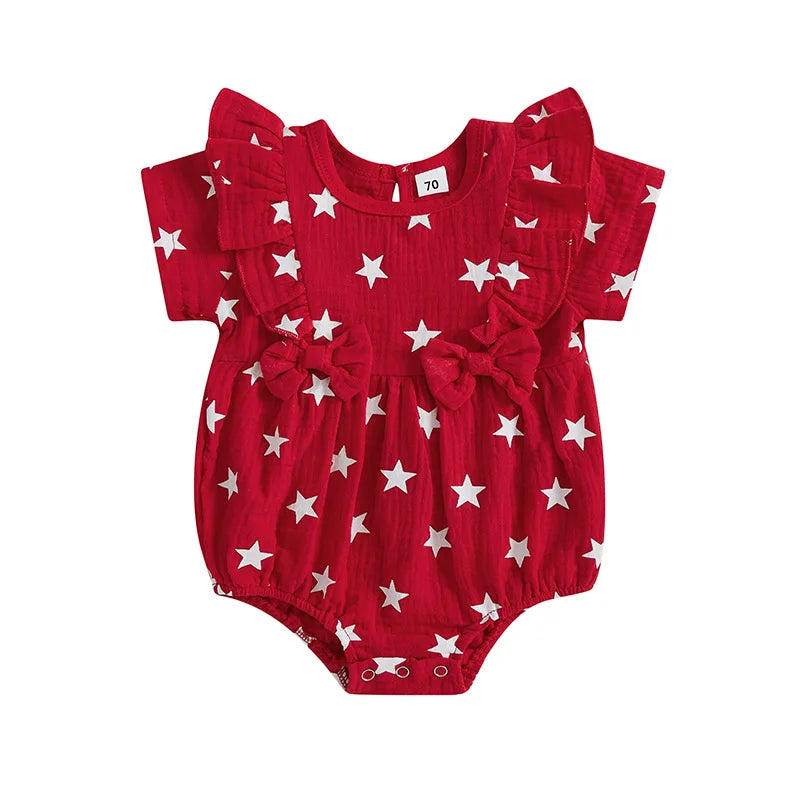 Toddler Girls Sleeveless Rompers