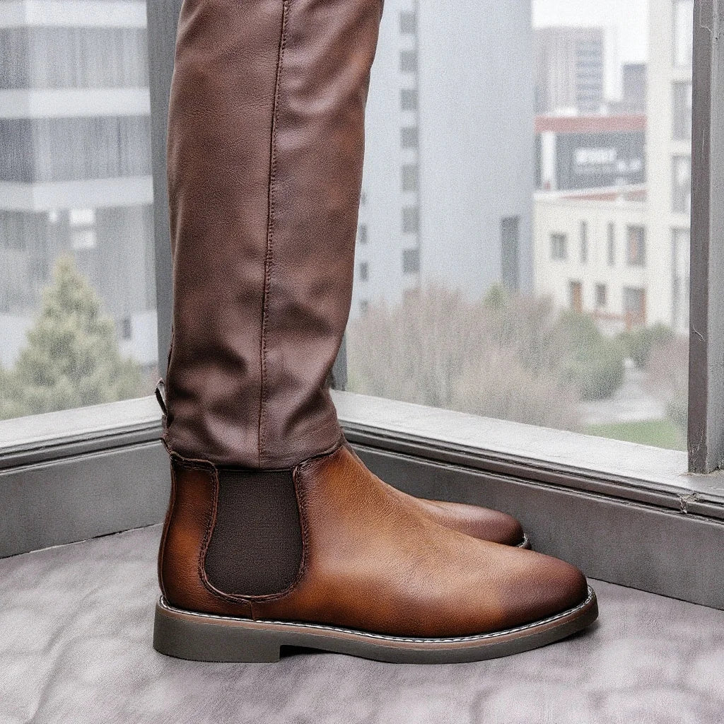Men Boots Retro Brand
