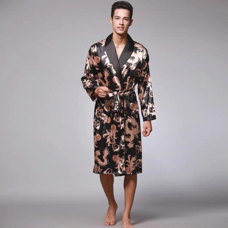 Men Summer Autumn Kimono