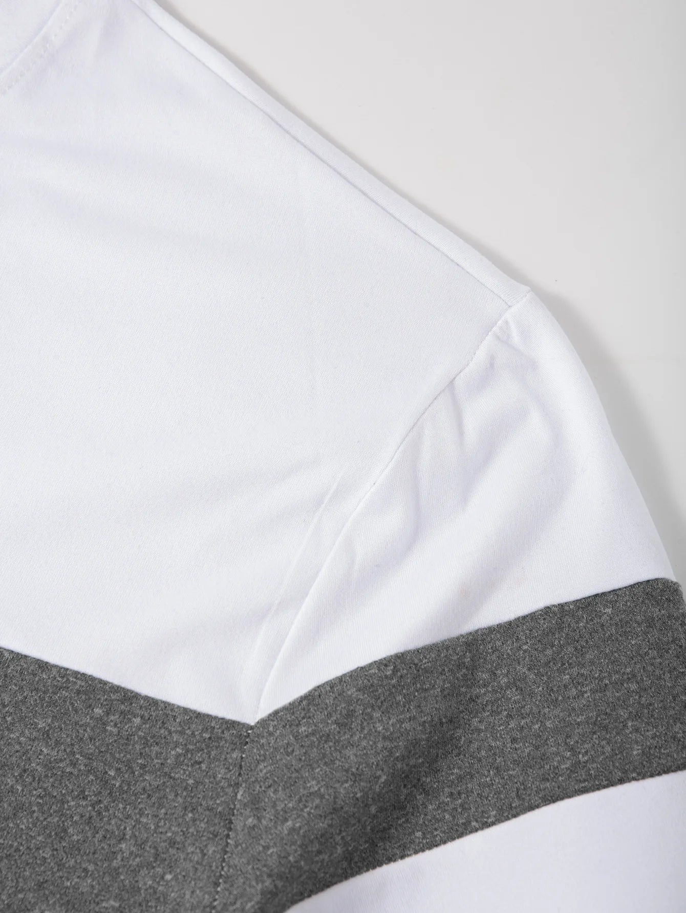 2025 Autumn/Winter Fashion Men's Long Sleeve Round Neck Splicing T-shirt Business Anti-Wrinkle Street Wear Casual Top