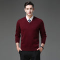 Top Grade Thick Anti-Pilling New Fashion Brand Autumn Winter Knit Pullover Men Slim Fit Sweater Business Casual Woolen Jumper