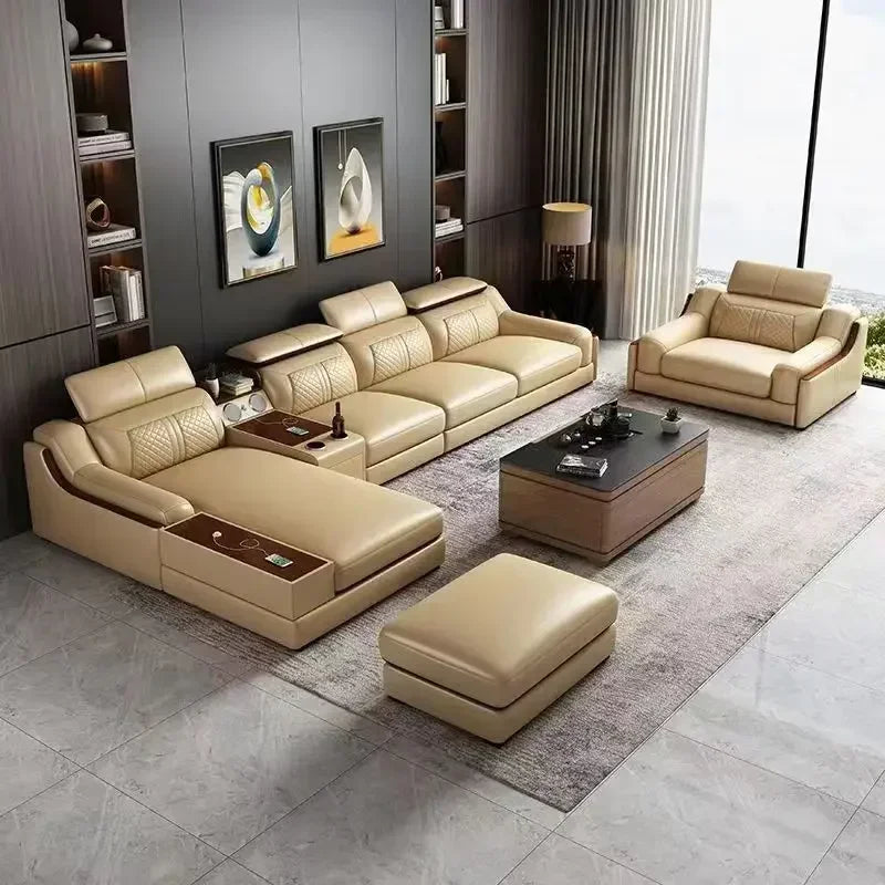 Milano Leather Sofa — Designer Collection