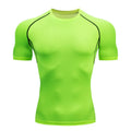 Men's T-Shirt Outdoor Training Fitness Gym Jogging Running Sweatshirt Bat/-Man Compression Shirts Tight Elastic Breathable