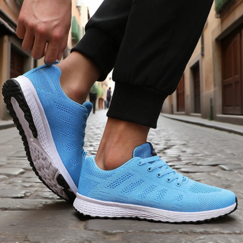 Best Seller Men's Casual Shoes Breathable Fashion Ultra Lightweight Running Sneakers Comfortable Tennis Lace Up Men's Shoes