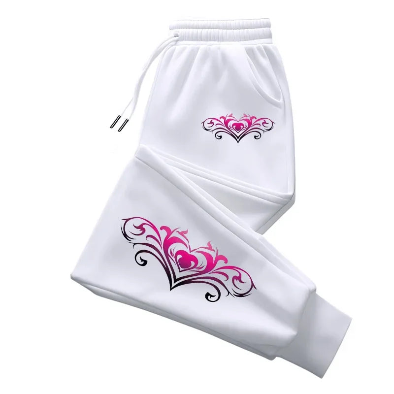 Quality Women's Sweatpants Fashion Printing Casual Street Pants Outdoors Jogging Sports Trousers Daily Office Home Woman Pants