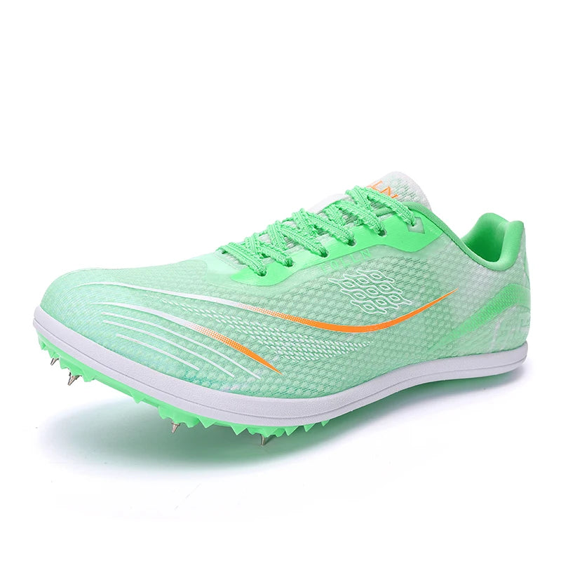2025 New Couples Track and Field Shoes Non Slip Women Spikes Sneakers Breathable Men Running Shoes Comfortable Outdoor Sneakers
