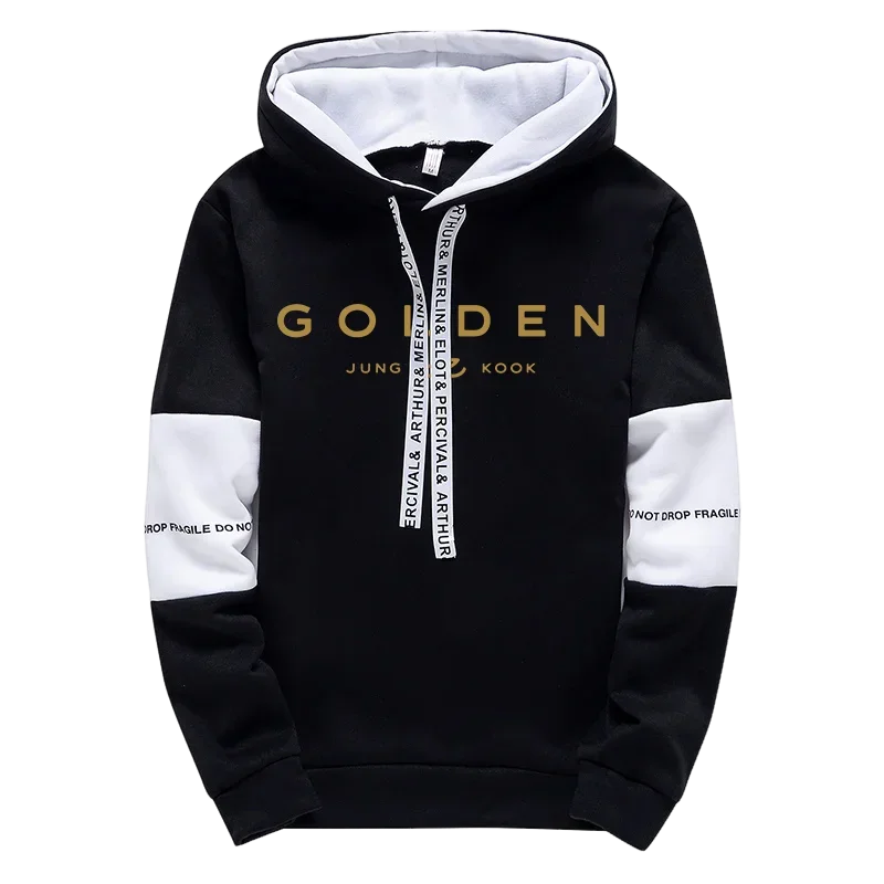 Jung Kook Fans Hoodie All Season Women's Daily Casual Sports Hooded Sweatshirts 2025 K-pop Hoody Streetwear Women's Clothes