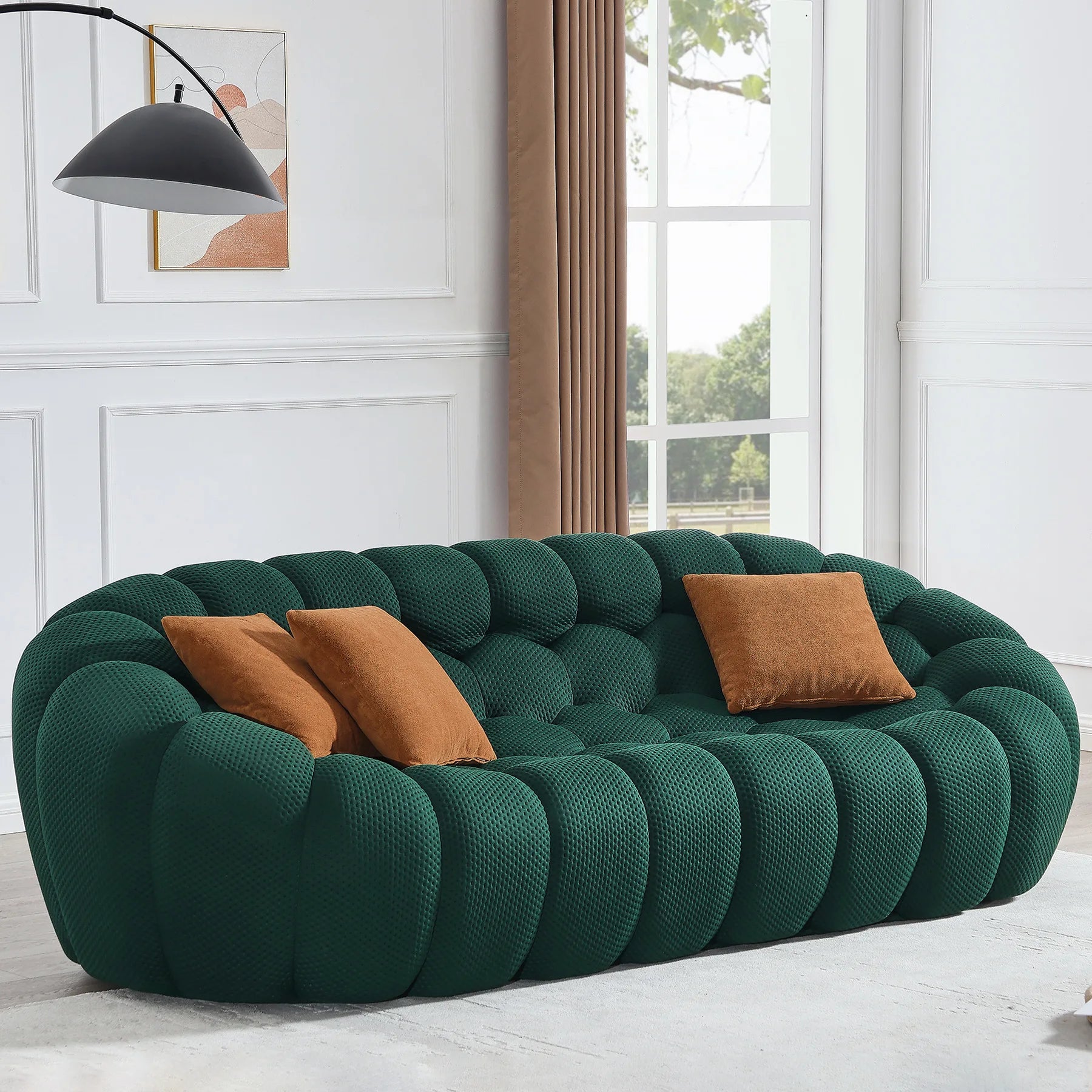 Minimalist compression sofa Rochburg