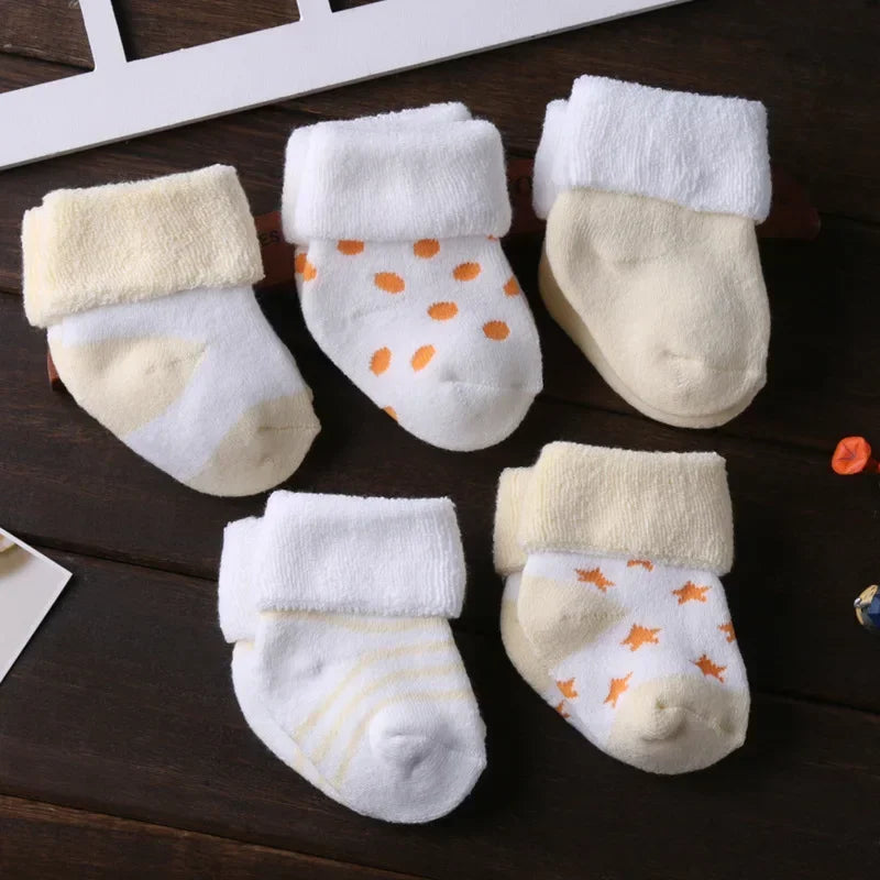 5Pairs/lot unisex Non-Skid Baby
