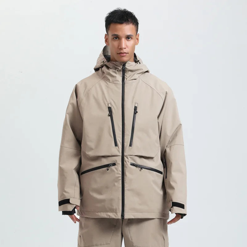 Gsou Snow Outdoor Sport New Winter Warm Men And Women's Snowboard Coats Waterproof Breathable Skiing Jacket Snowboard Wear