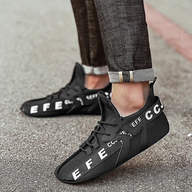 Mesh Men's Shoes Fashion Summer Breathable Sports Shoe Men's Sneakers Lightweight Walking Casual Tennis Shoe