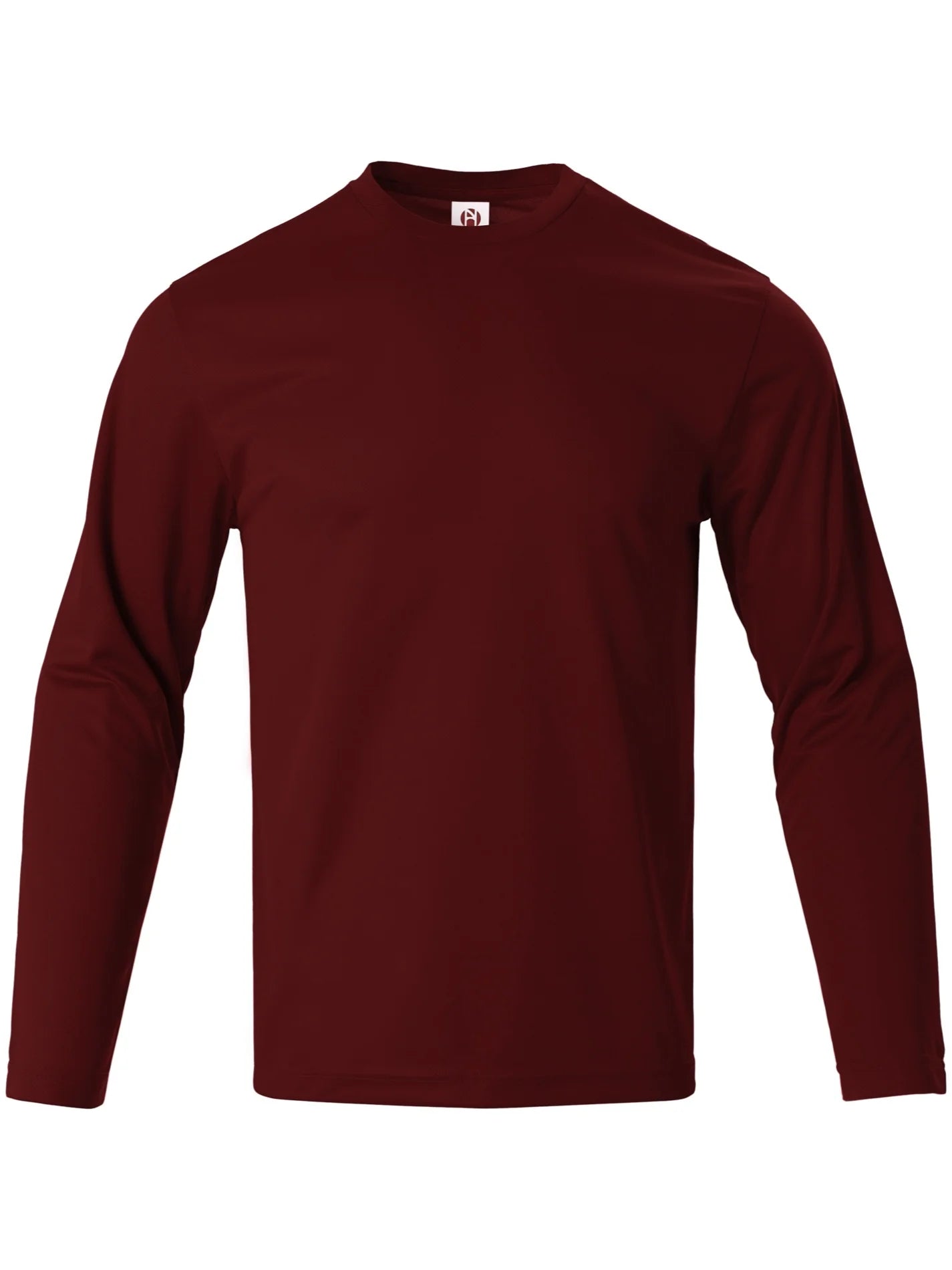 Men's Casual Plain T-shirt Long-Sleeved Fashion Fitness Blouse
