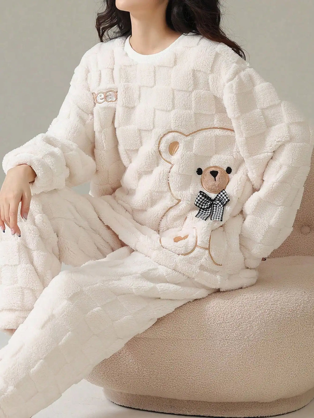 Cozy Plush Fleece Pajamas Set