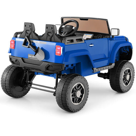 24V 2 Seater Ride on Car 4WD/2WD Switchable for Kids with Remote for Ages 3+-Black