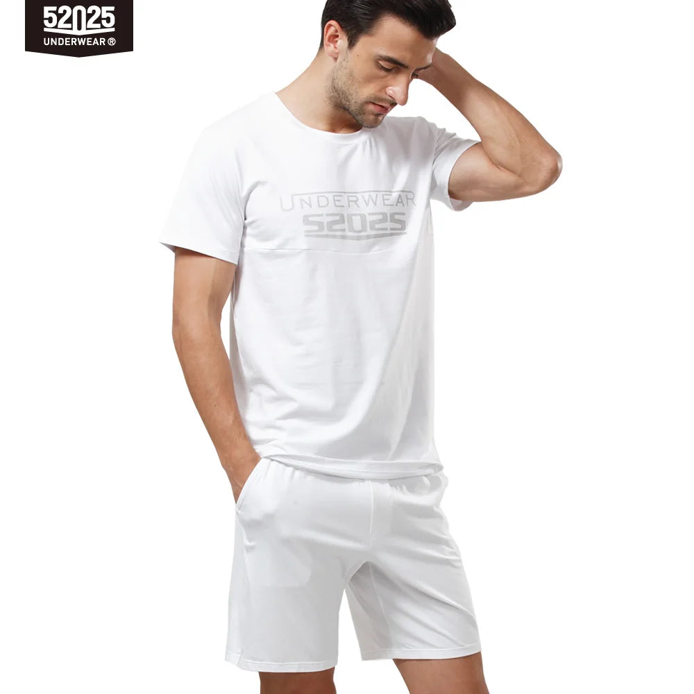 Short Sleeve Homewear for Men - Comfortable Summer Lounge Clothes