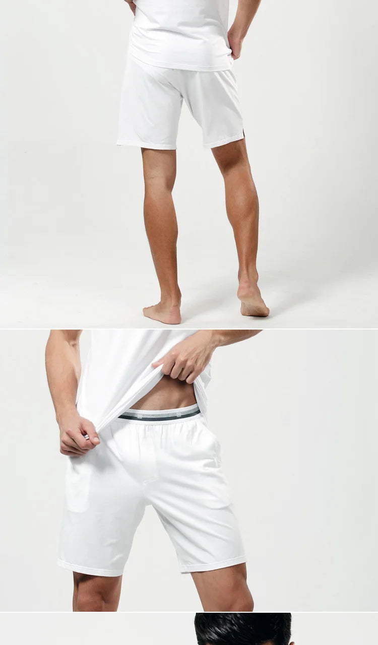 Short Sleeve Homewear for Men - Comfortable Summer Lounge Clothes