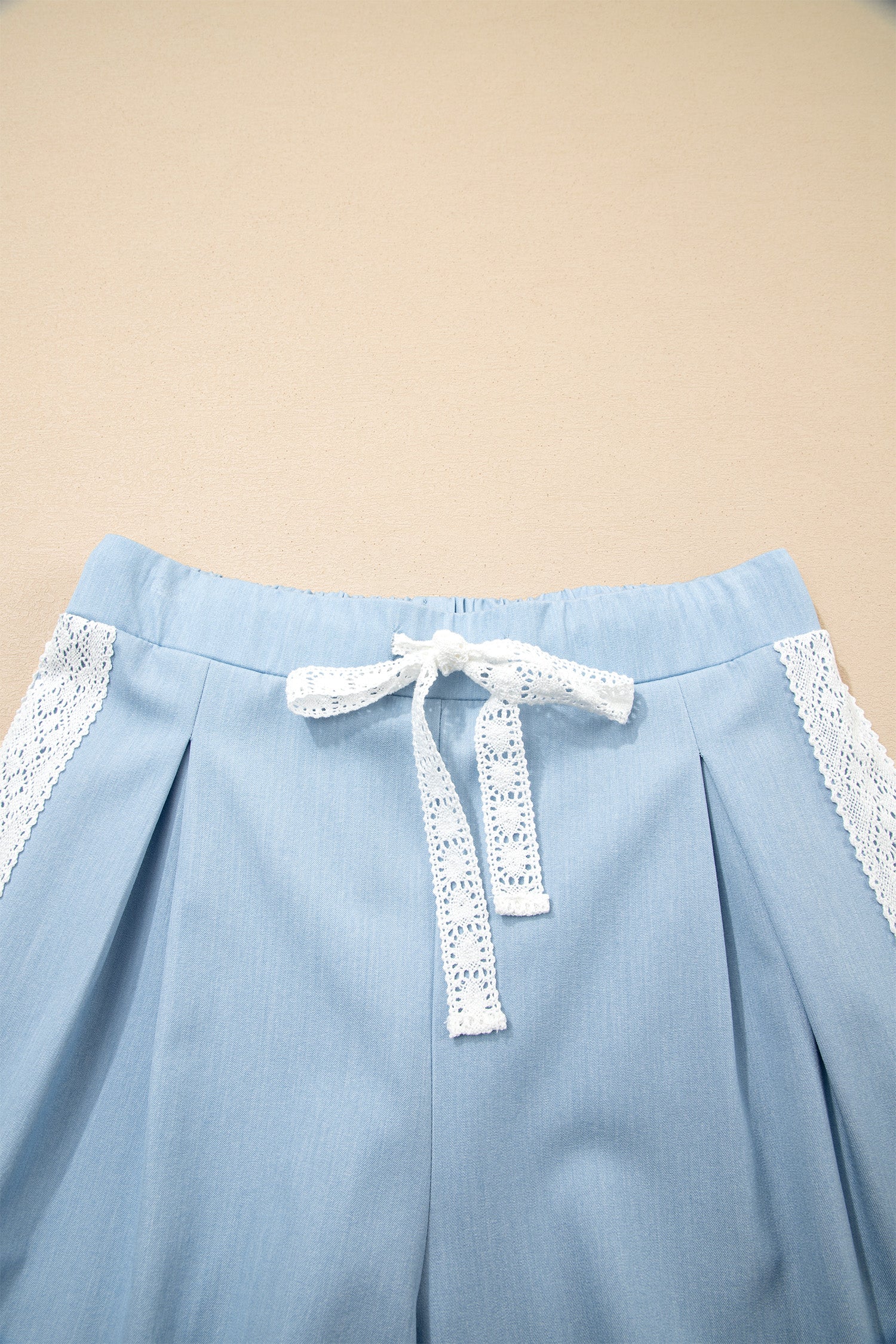 Kelly Blue Wide Leg Slouchy Pants
