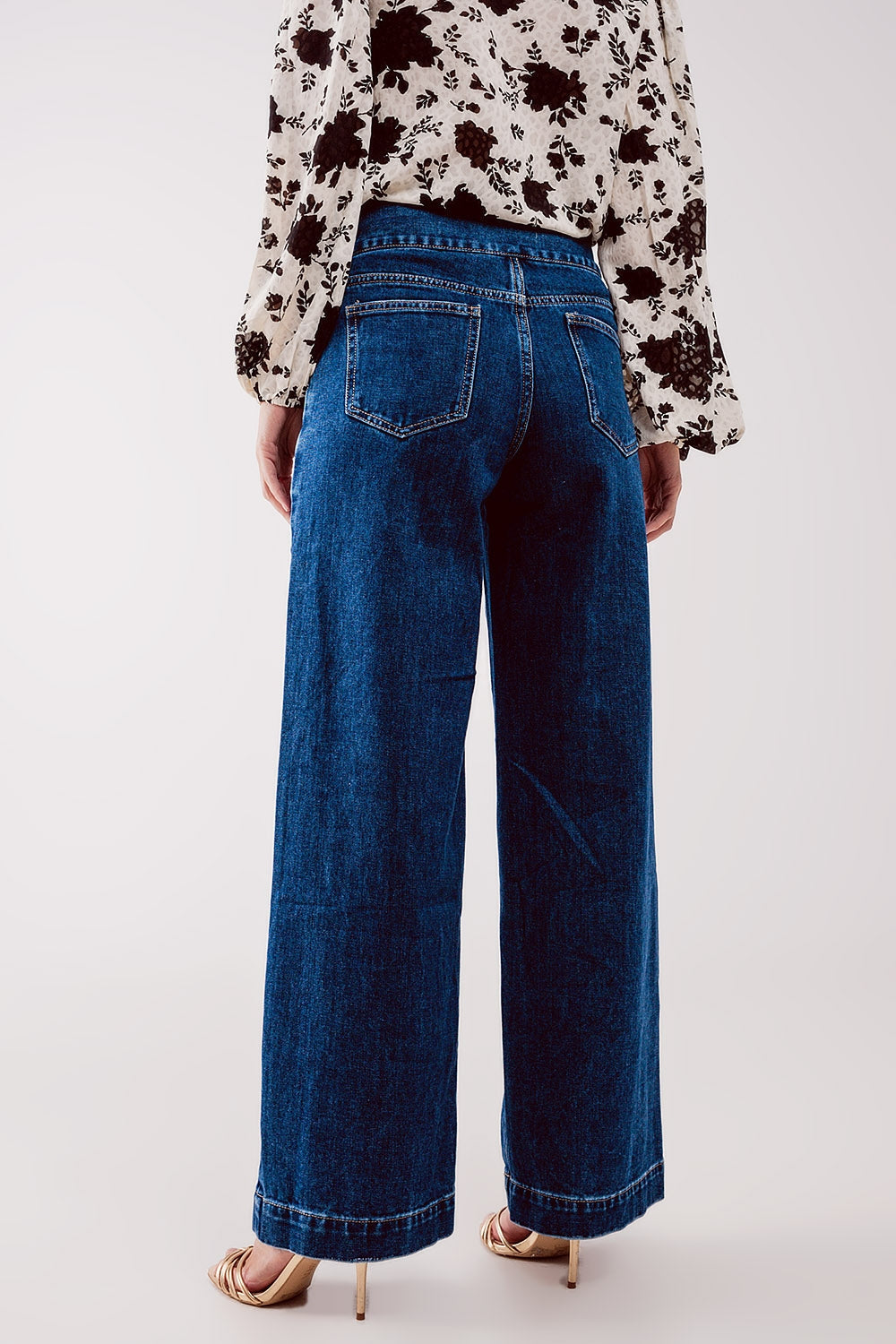 Button Front Jean in