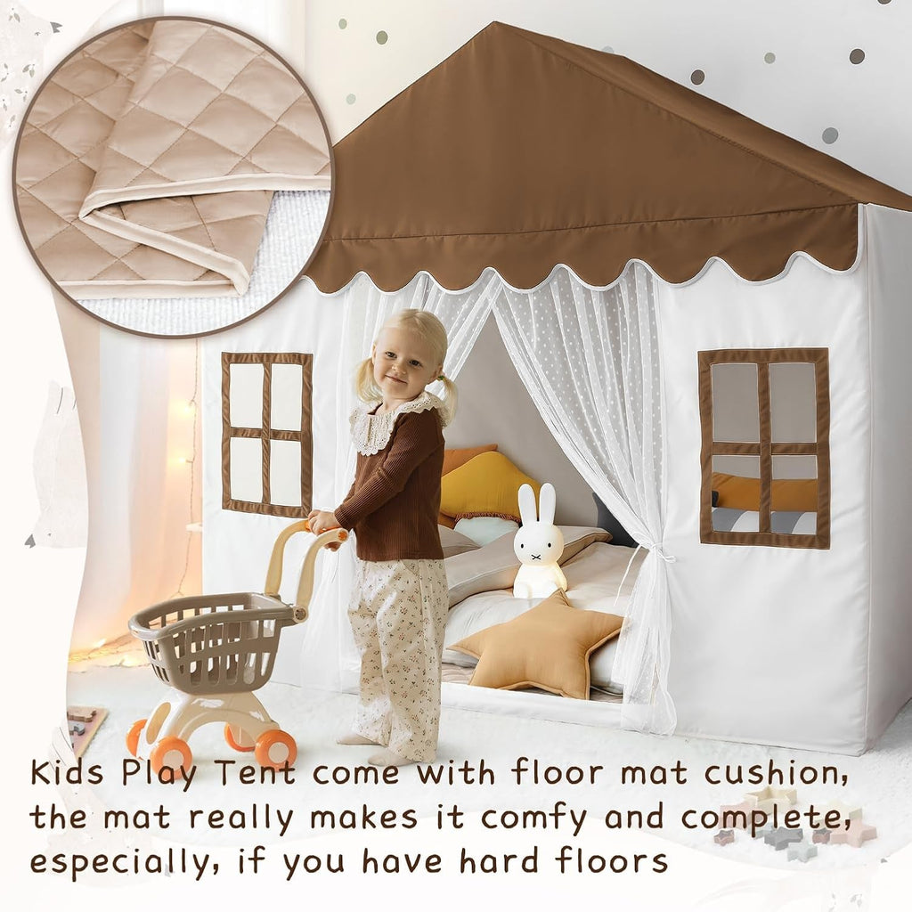 Princess Indoor Creative Play Tent 57 Inches Long With Mat