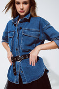 Oversized Denim Jacket With