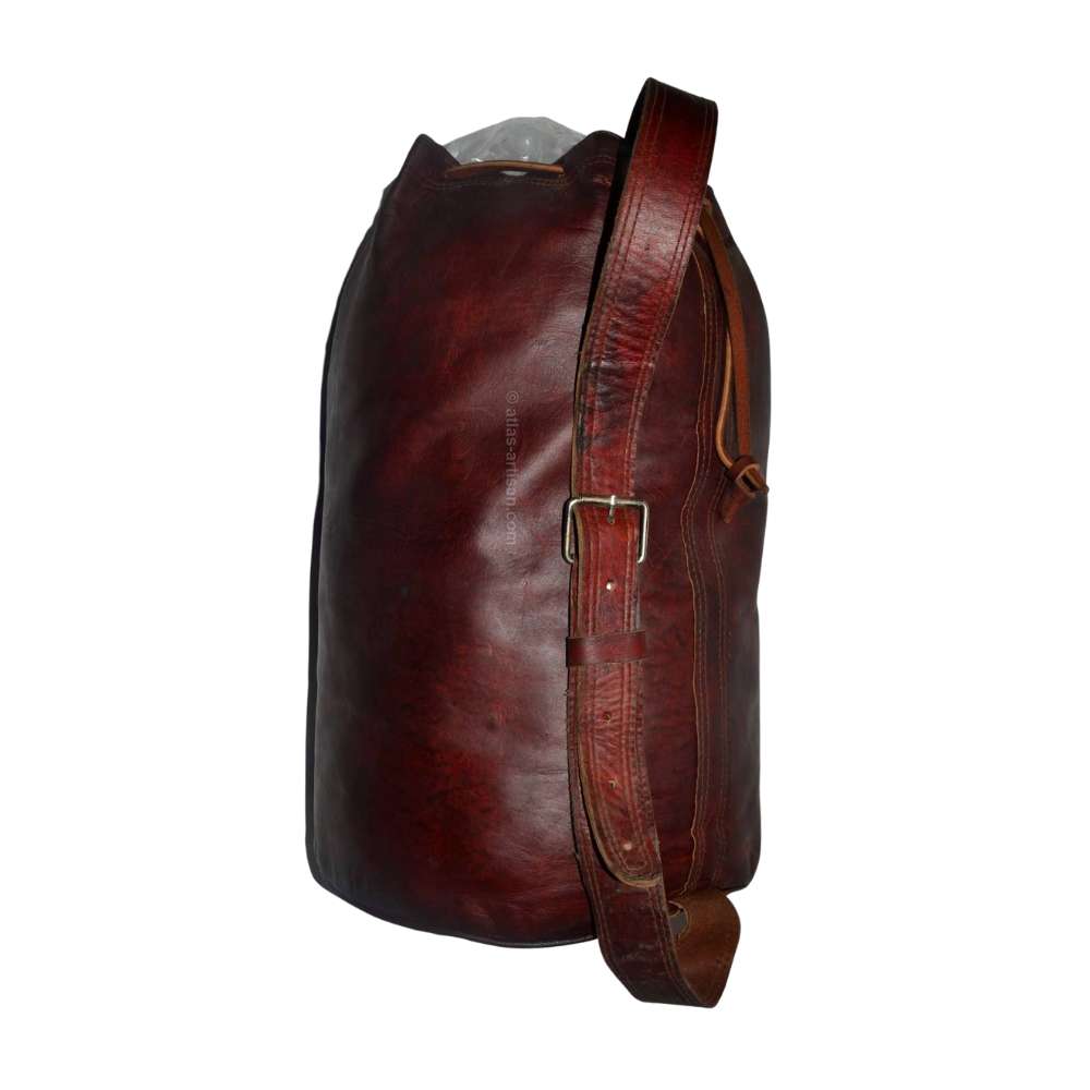 Leather Sling Backpack