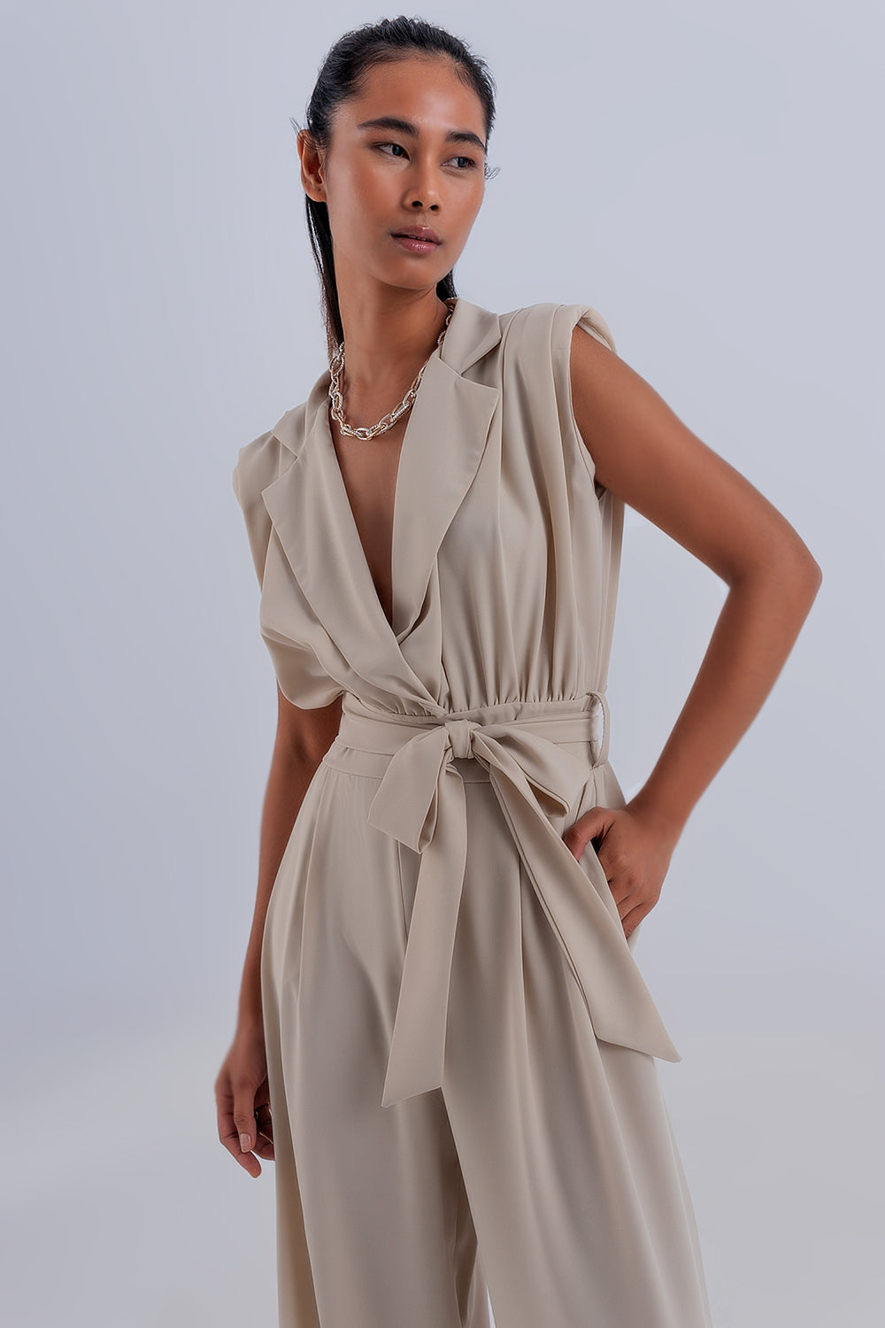Wide Leg Jumpsuit in